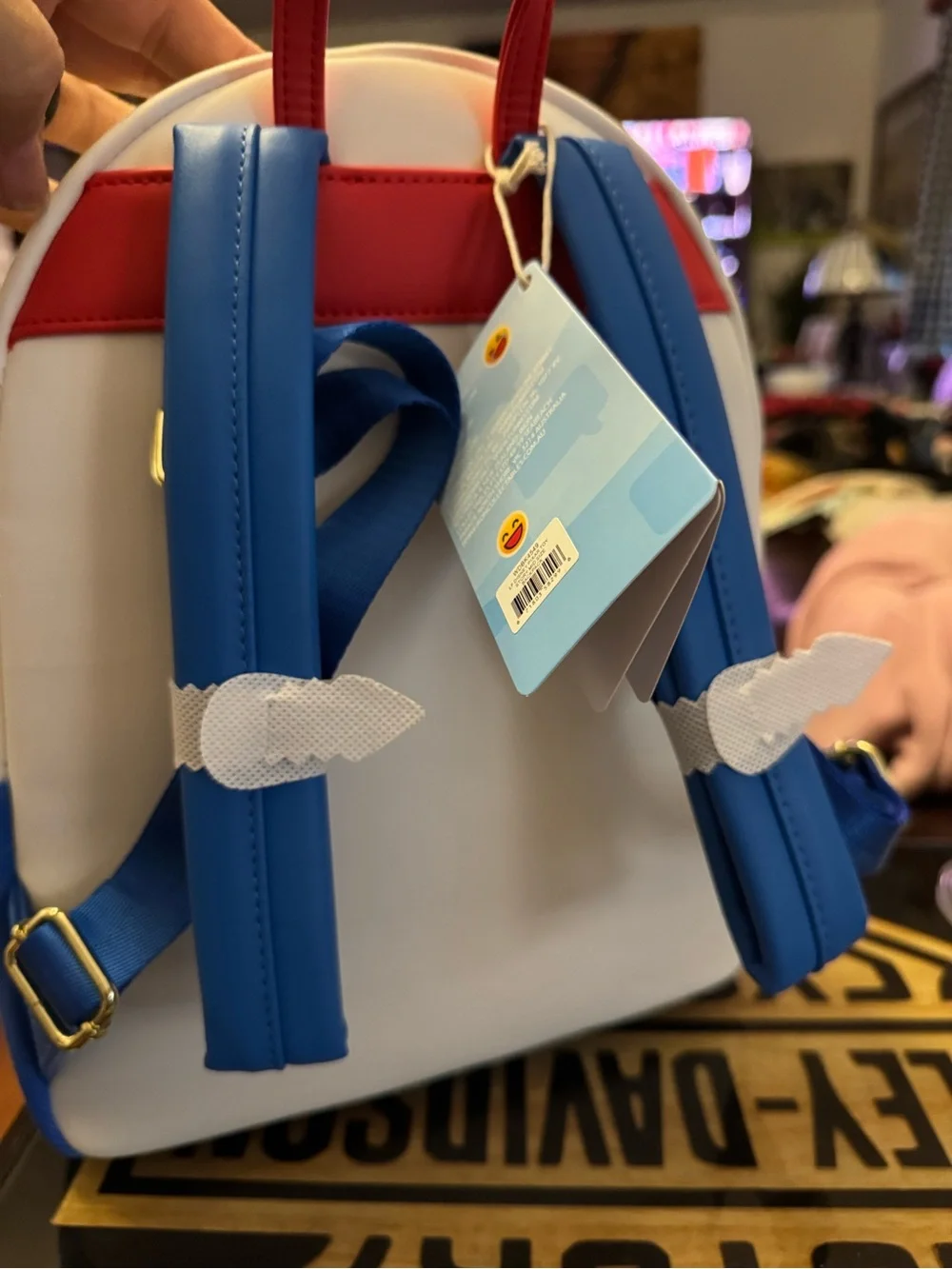 Toy Story Sheriff & Space Ranger Themed Backpack - White Green Yellow